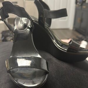 CHARLES DAVID Friday Wedge Sandals